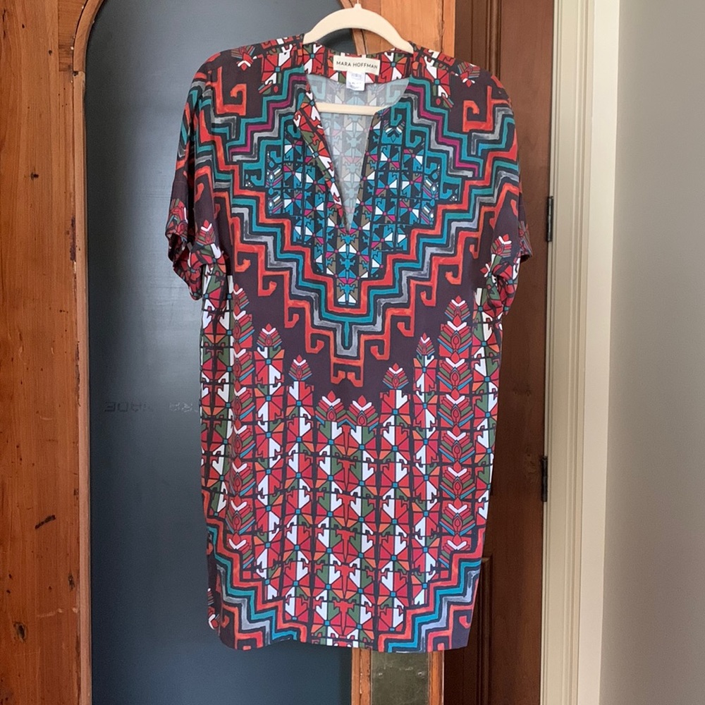 Mara Hoffman printed mini dress